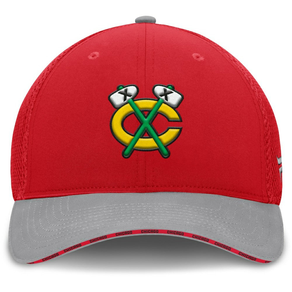 Chicago Blackhawks Fanatics Fundamentals Span Flex Hat -  NHL Hats