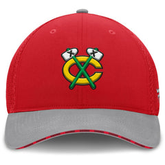 Chicago Blackhawks Fanatics Fundamentals Span Flex Hat -  NHL Hats
