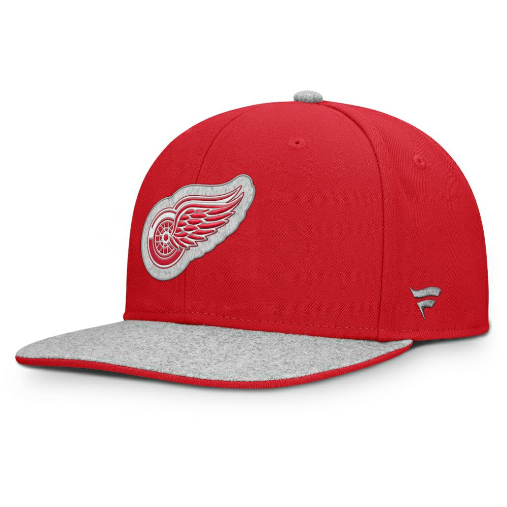 Detroit Red Wings Fanatics Fundamentals Loden Snapback Hat -  NHL Hats