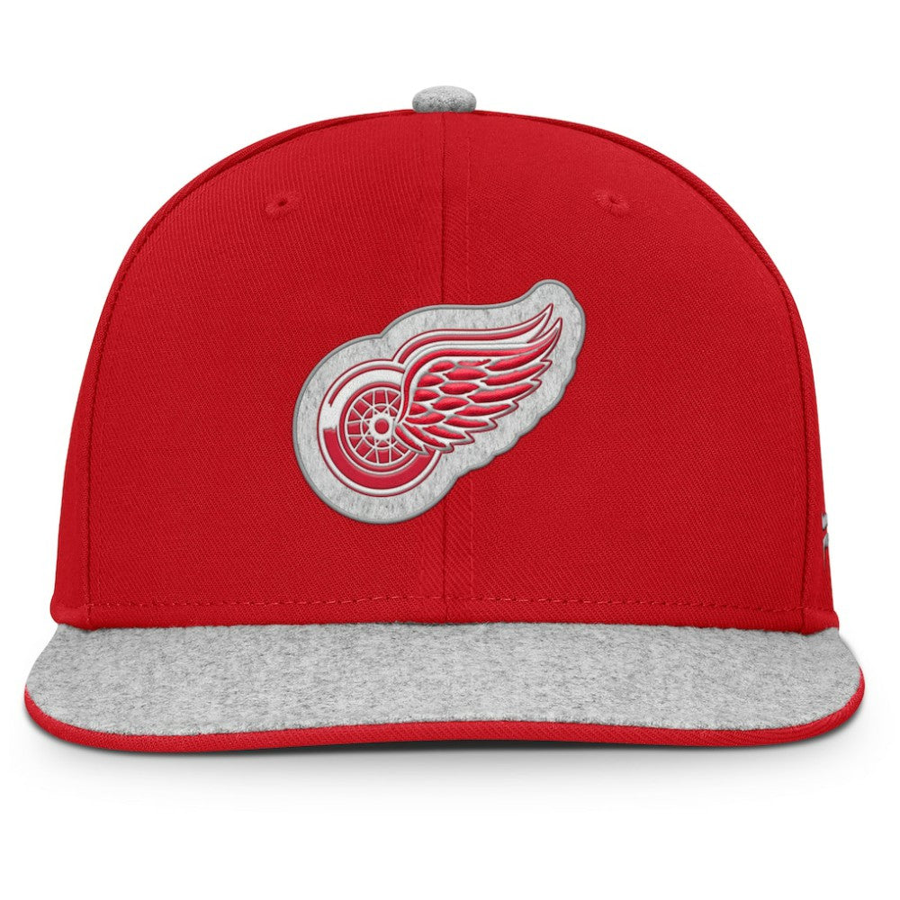 Detroit Red Wings Fanatics Fundamentals Loden Snapback Hat -  NHL Hats