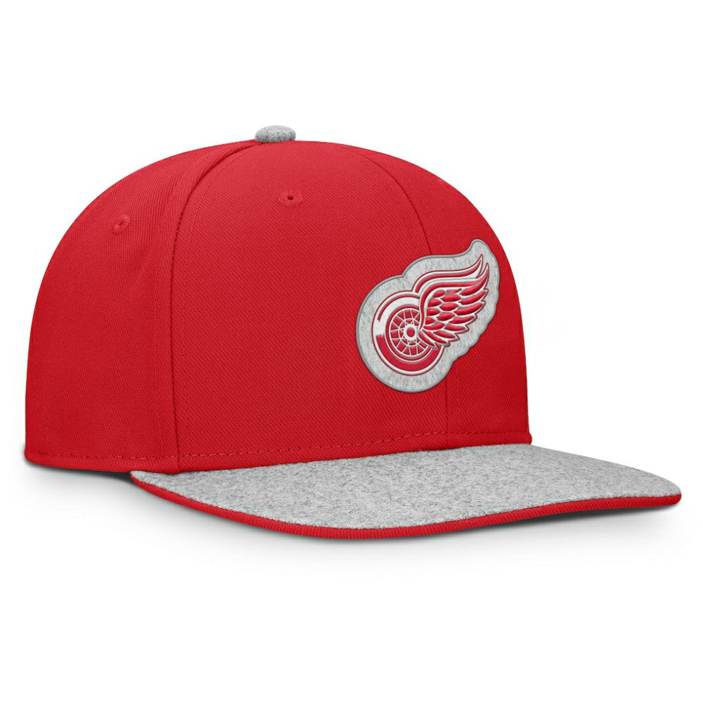 Detroit Red Wings Fanatics Fundamentals Loden Snapback Hat -  NHL Hats