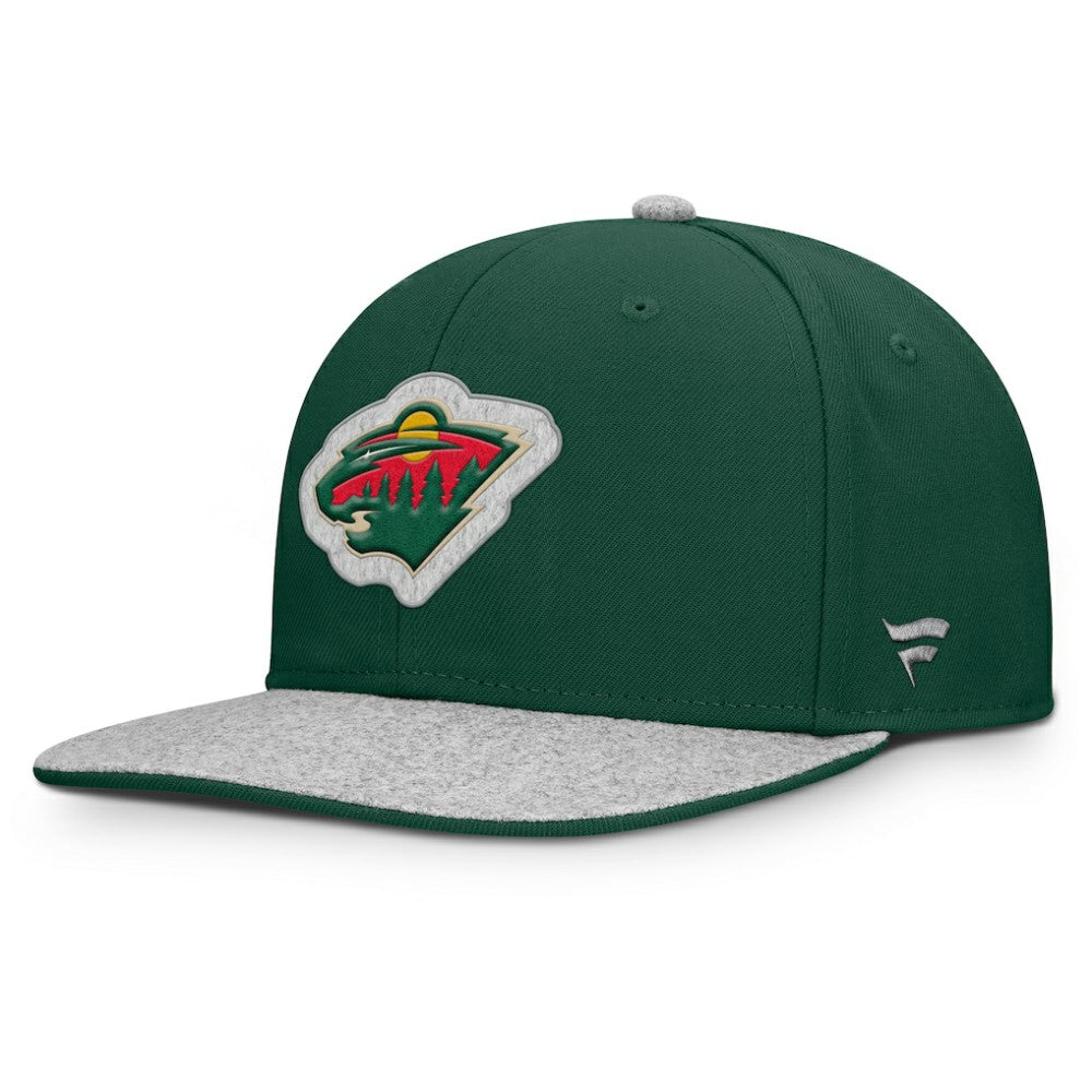 Minnesota Wild Fanatics Fundamentals Loden Snapback Hat -  NHL Hats