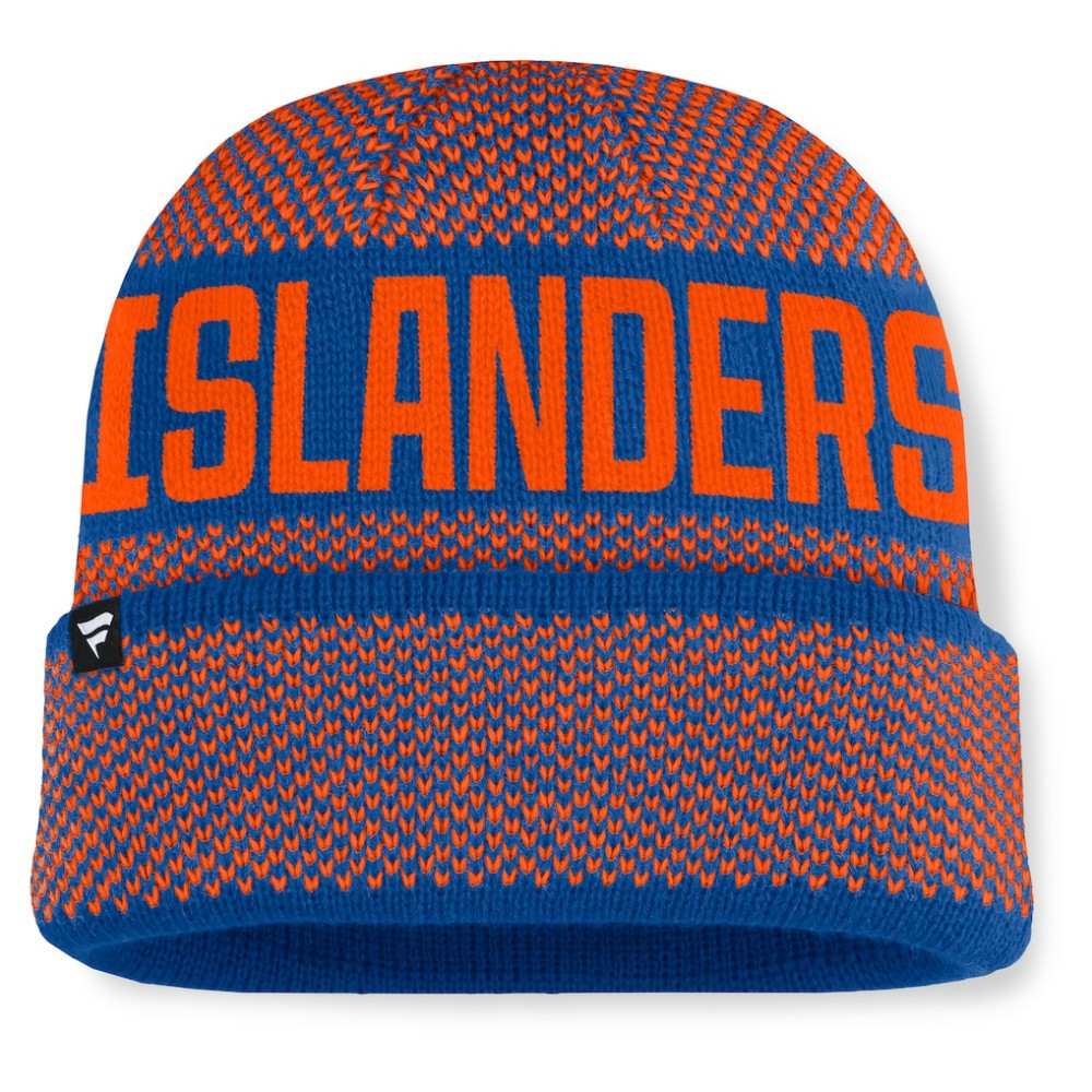 New York Islanders Fanatics Fundamentals Shelter Cuffed Knit Hat -  NHL Hats