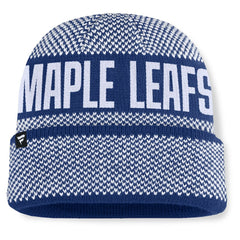 Toronto Maple Leafs Fanatics Fundamentals Shelter Cuffed Knit Hat -  NHL Hats