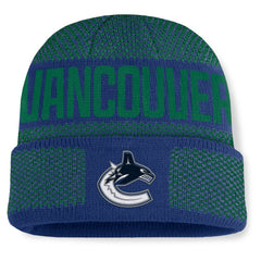 Vancouver Canucks Fanatics Fundamentals Shelter Cuffed Knit Hat -  NHL Hats