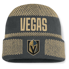Vegas Golden Knights Fanatics Fundamentals Shelter Cuffed Knit Hat -  NHL Hats