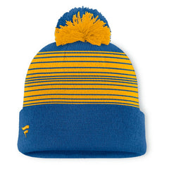St. Louis Blues Fanatics Fundamental Spirit Cuffed Pom Knit Hat -  NHL Hats