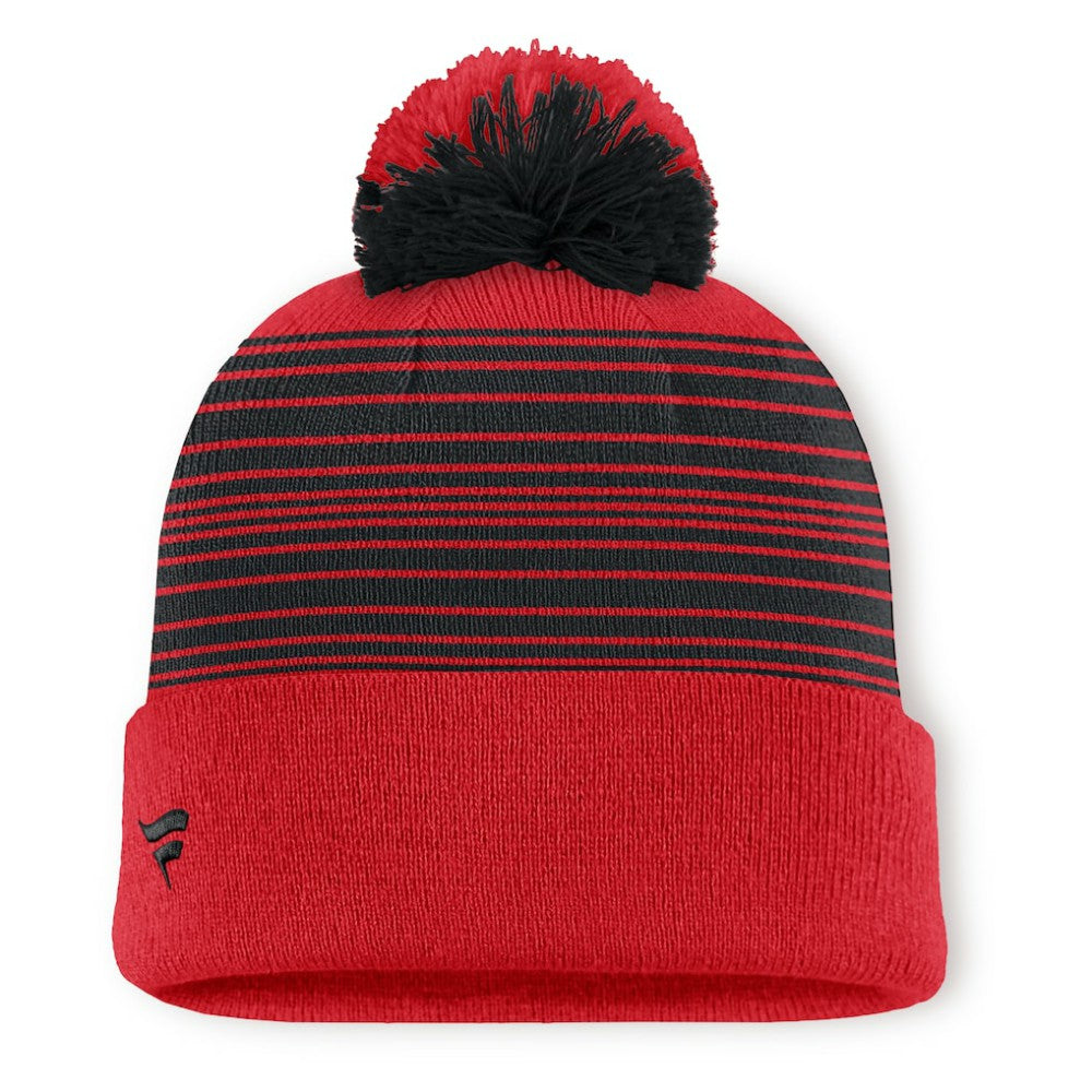 Chicago Blackhawks Fanatics Fundamental Spirit Cuffed Pom Knit Hat -  NHL Hats