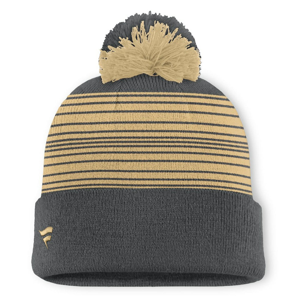 Vegas Golden Knights Fanatics Fundamental Spirit Cuffed Pom Knit Hat -  NHL Hats