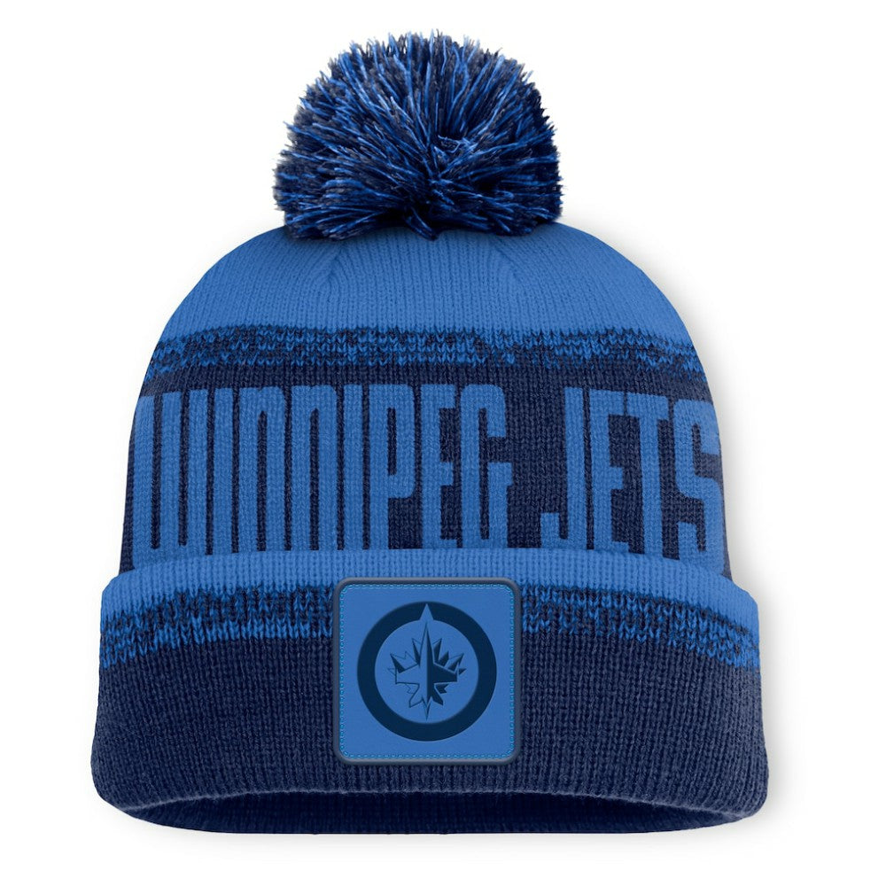 Winnipeg Jets Fanatics Fundamentals Thrive Cuffed Knit Hat with Pom -  NHL Hats