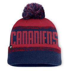 Montreal Canadiens Fanatics Fundamentals Thrive Cuffed Knit Hat with Pom -  NHL Hats