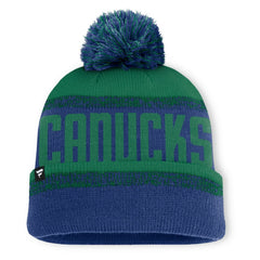 Vancouver Canucks Fanatics Fundamentals Thrive Cuffed Knit Hat with Pom -  NHL Hats