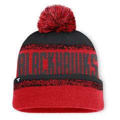 Chicago Blackhawks Fanatics Fundamentals Thrive Cuffed Knit Hat with Pom -  NHL Hats