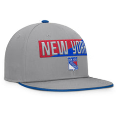 New York Rangers Fanatics Fundamentals Duo Split Logo Snapback Hat -  NHL Hats