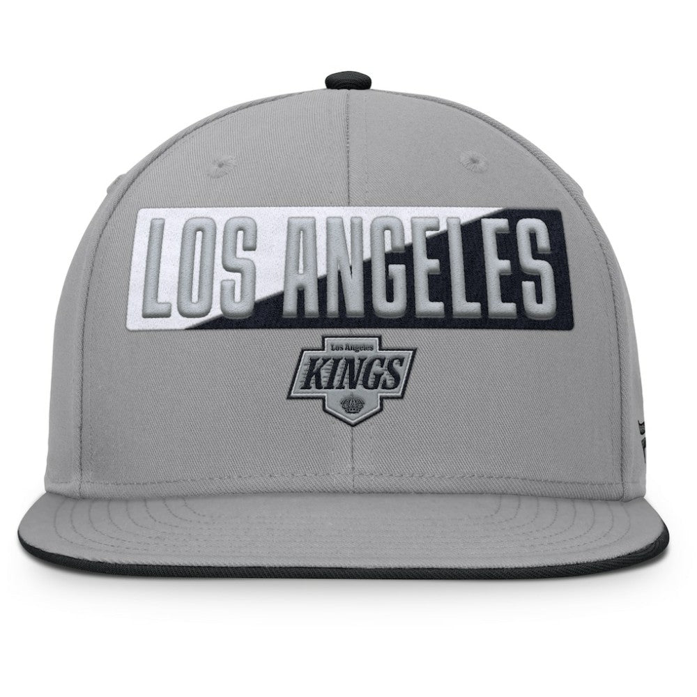 Los Angeles Kings Fanatics Fundamentals Duo Split Logo Snapback Hat -  NHL Hats