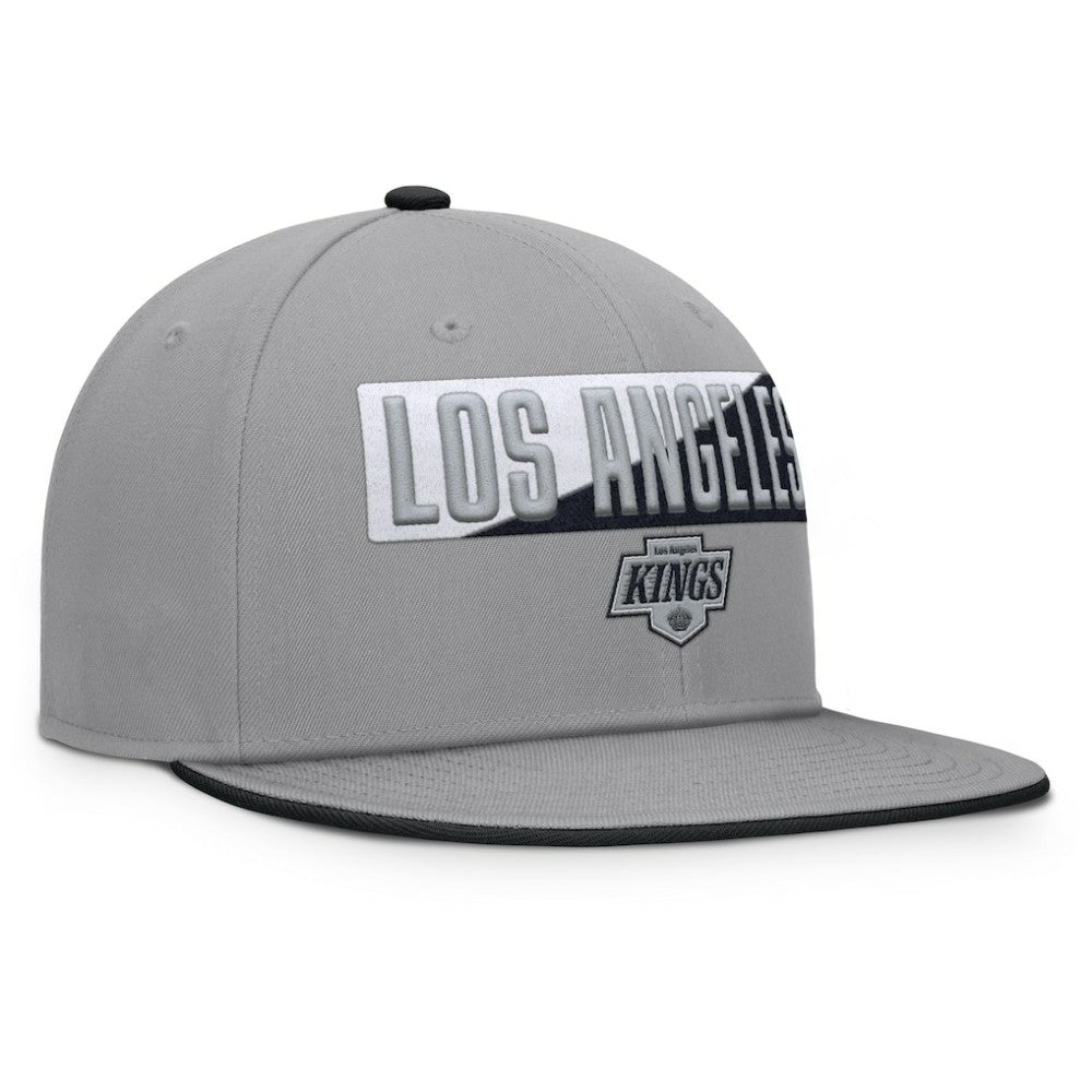 Los Angeles Kings Fanatics Fundamentals Duo Split Logo Snapback Hat -  NHL Hats