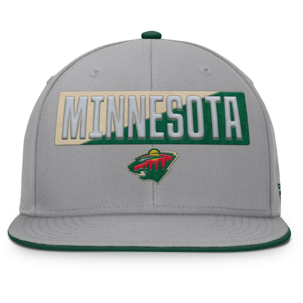 Minnesota Wild Fanatics Fundamentals Duo Split Logo Snapback Hat -  NHL Hats