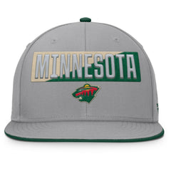 Minnesota Wild Fanatics Fundamentals Duo Split Logo Snapback Hat -  NHL Hats