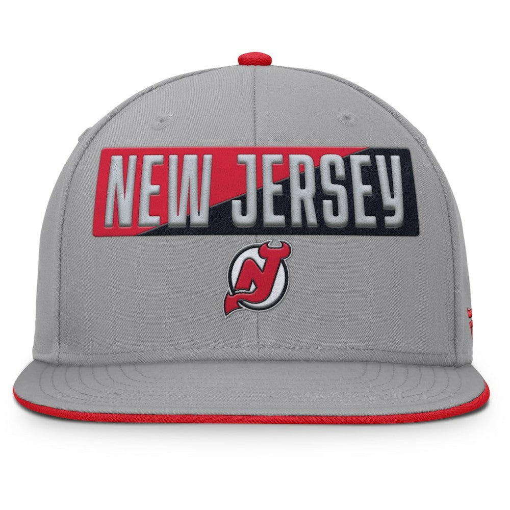 New Jersey Devils Fanatics Fundamentals Duo Split Logo Snapback Hat -  NHL Jerseys