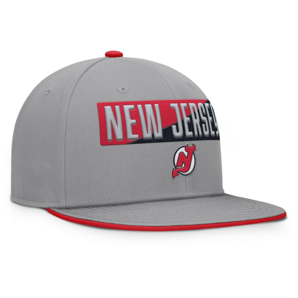New Jersey Devils Fanatics Fundamentals Duo Split Logo Snapback Hat -  NHL Jerseys