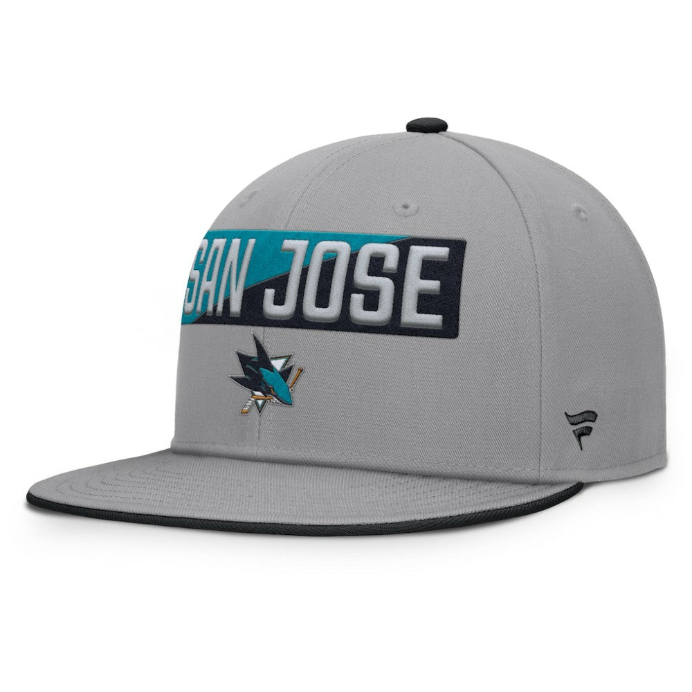 San Jose Sharks Fanatics Fundamentals Duo Split Logo Snapback Hat -  NHL Hats