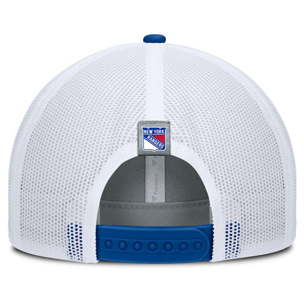 New York Rangers Fanatics Fundamental Adapt Trucker Adjustable Hat -  NHL Hats