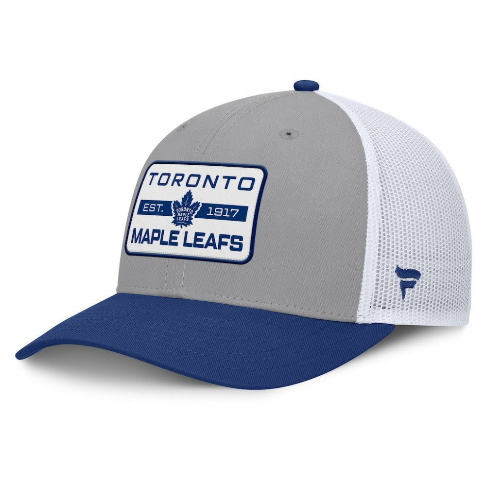 Toronto Maple Leafs Fanatics Fundamental Adapt Trucker Adjustable Hat -  NHL Hats