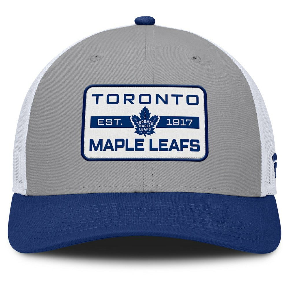 Toronto Maple Leafs Fanatics Fundamental Adapt Trucker Adjustable Hat -  NHL Hats