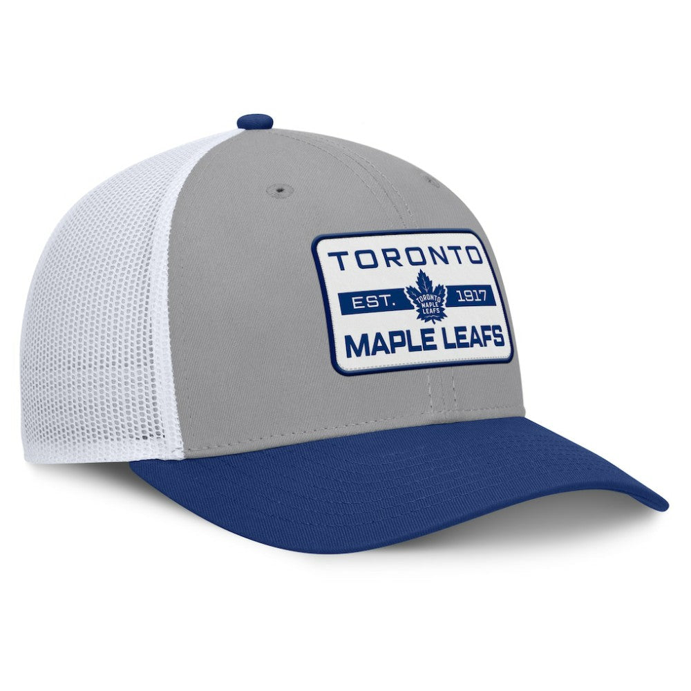 Toronto Maple Leafs Fanatics Fundamental Adapt Trucker Adjustable Hat -  NHL Hats
