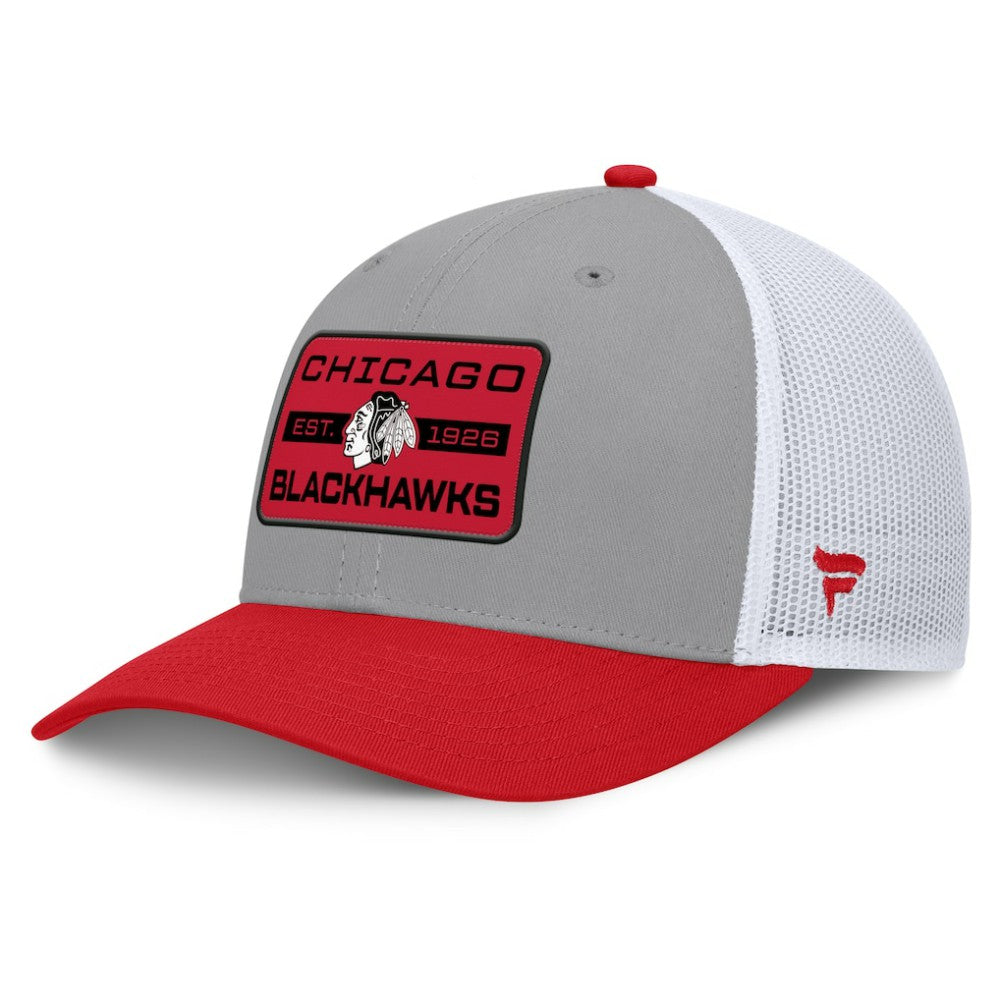 Chicago Blackhawks Fanatics Fundamental Adapt Trucker Adjustable Hat -  NHL Hats