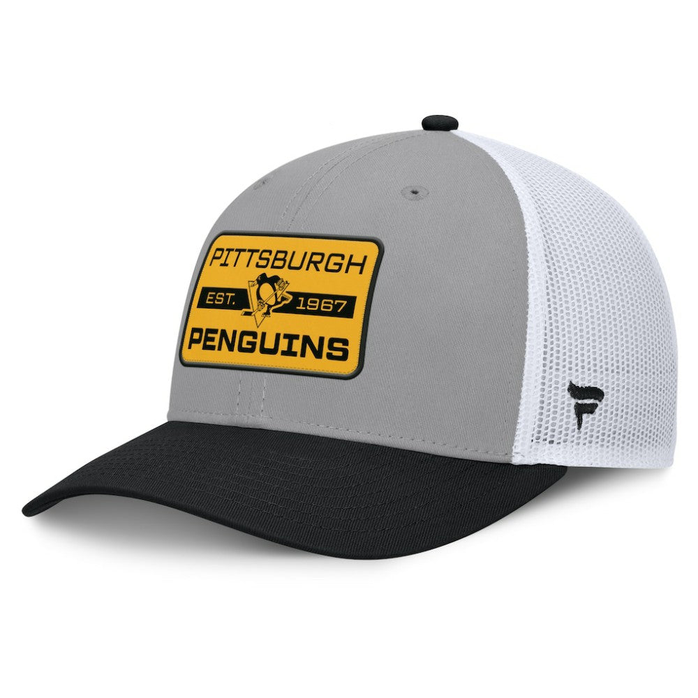 Pittsburgh Penguins Fanatics Fundamental Adapt Trucker Adjustable Hat -  NHL Hats