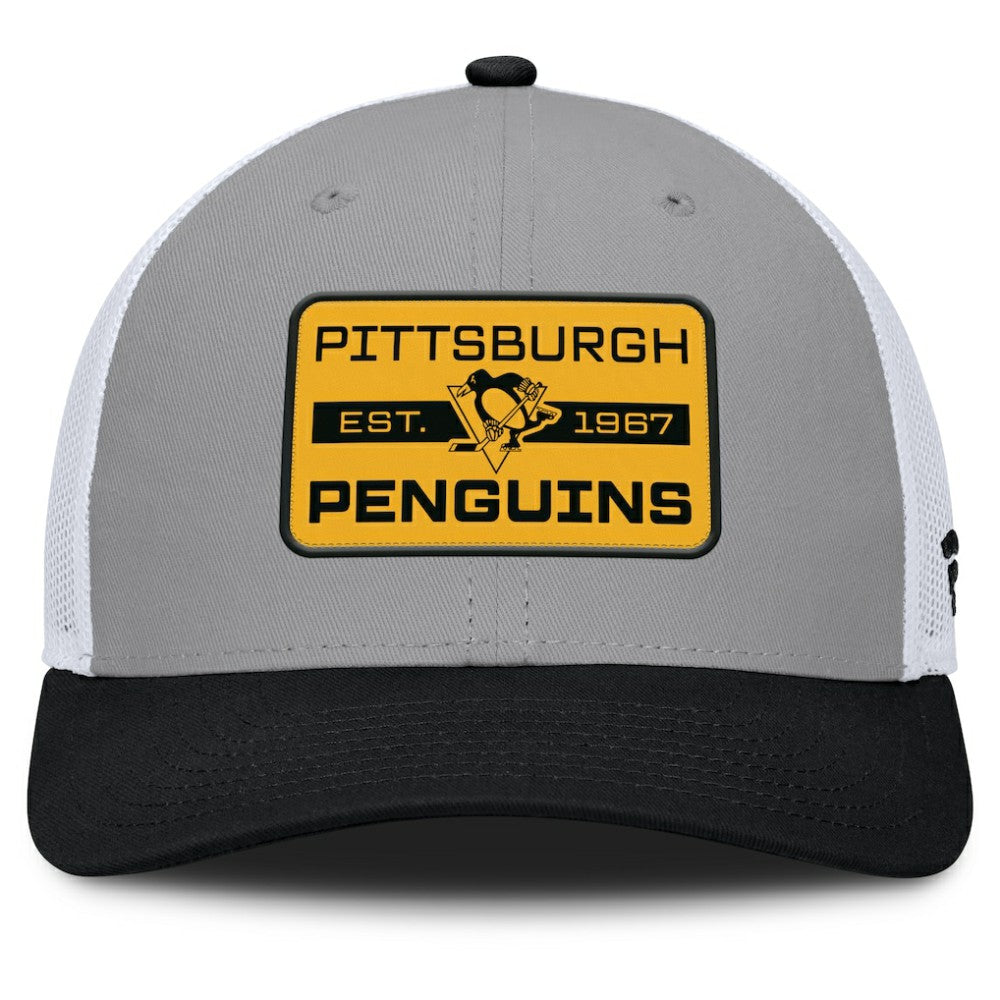 Pittsburgh Penguins Fanatics Fundamental Adapt Trucker Adjustable Hat -  NHL Hats