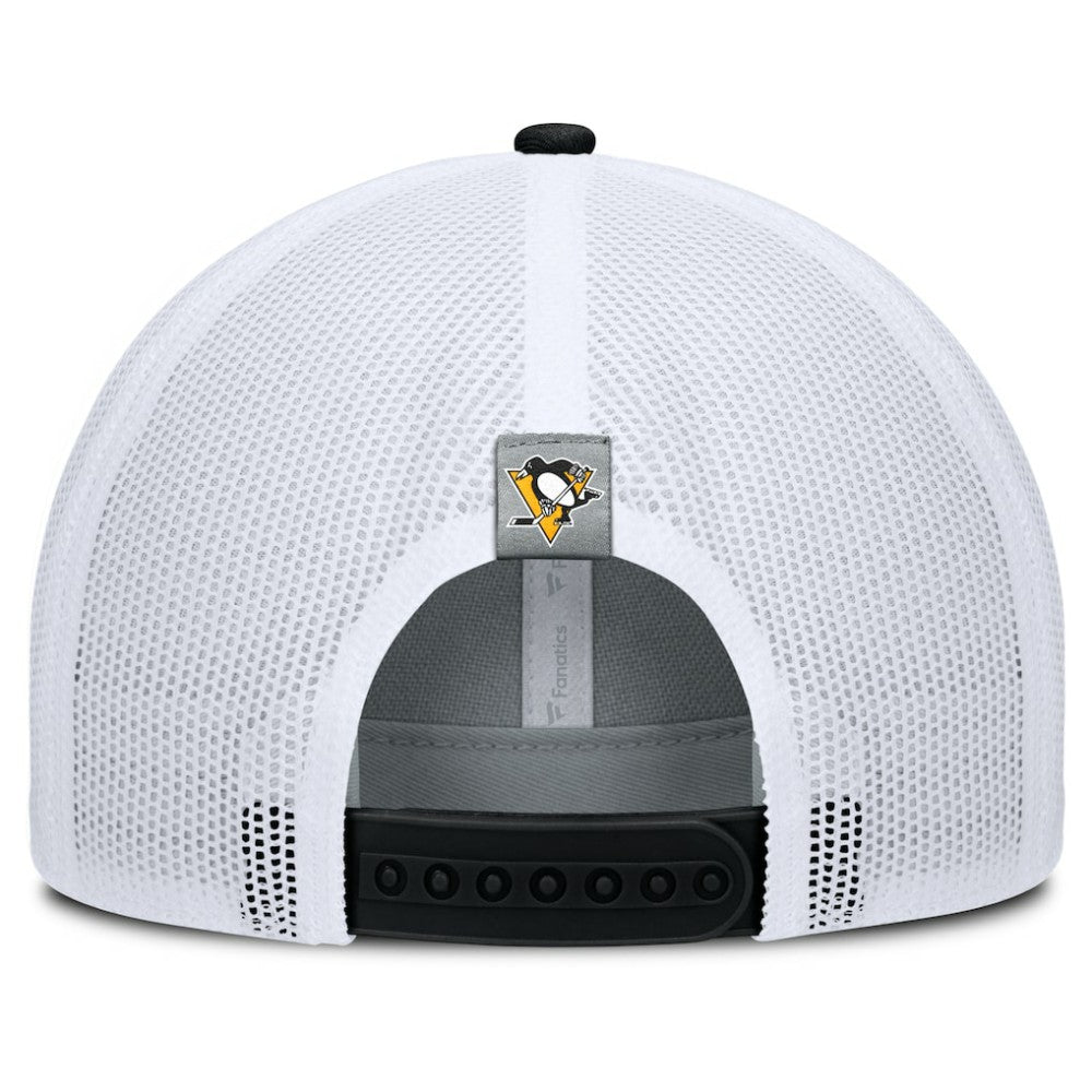 Pittsburgh Penguins Fanatics Fundamental Adapt Trucker Adjustable Hat -  NHL Hats