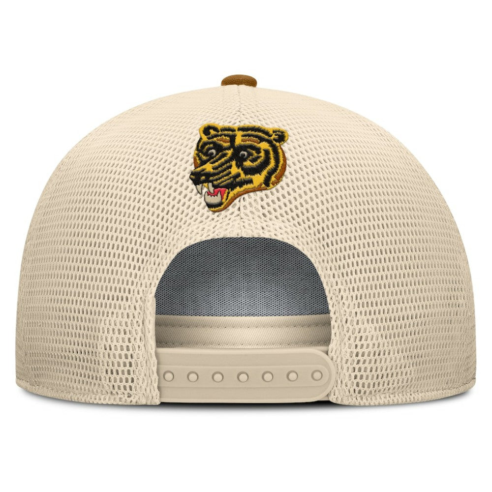 Boston Bruins Fanatics Heritage Fetch A-Frame Trucker Adjustable Hat -  NHL Hats