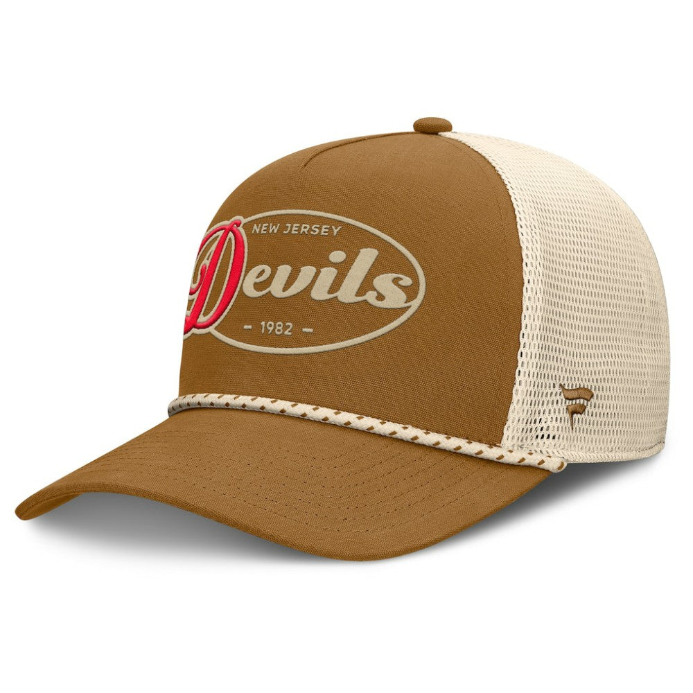 New Jersey Devils Fanatics Heritage Fetch A-Frame Trucker Adjustable Hat -  NHL Jerseys