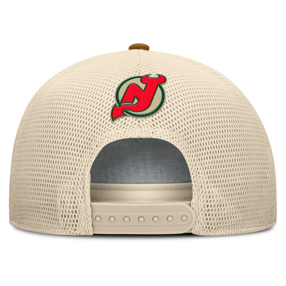New Jersey Devils Fanatics Heritage Fetch A-Frame Trucker Adjustable Hat -  NHL Jerseys
