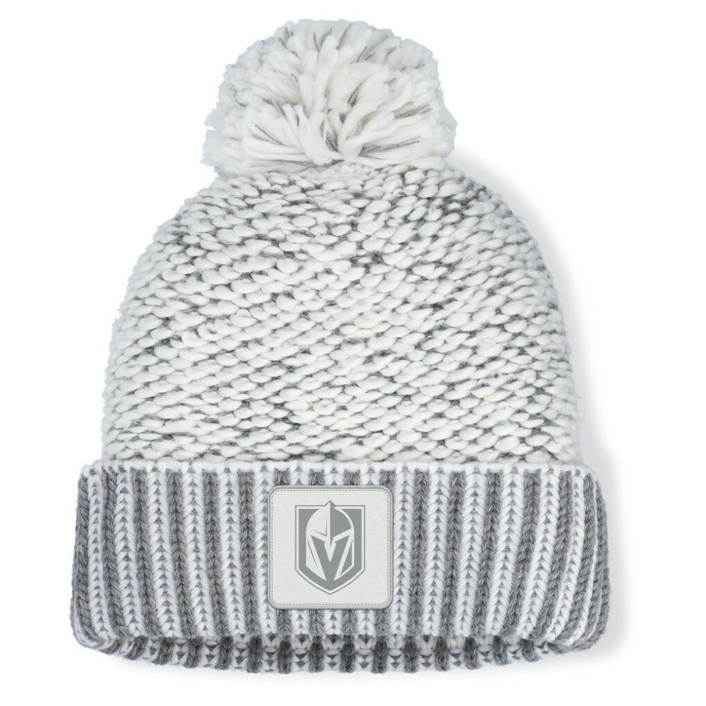 Vegas Golden Knights Fanatics Women's Fundamental Mist Cuffed Knit Hat with Pom -  NHL Hats