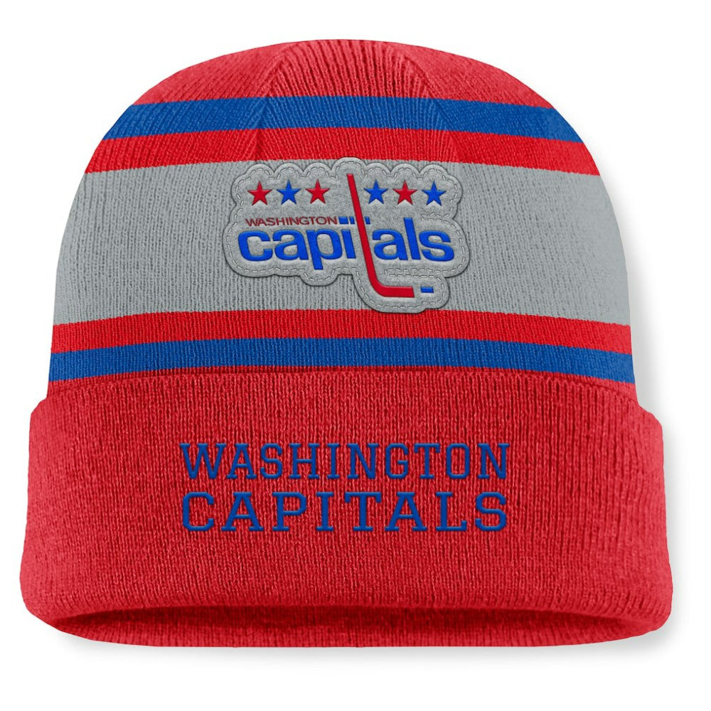 Washington Capitals Fanatics Heritage Varsity Cuffed Knit Hat -  NHL Hats