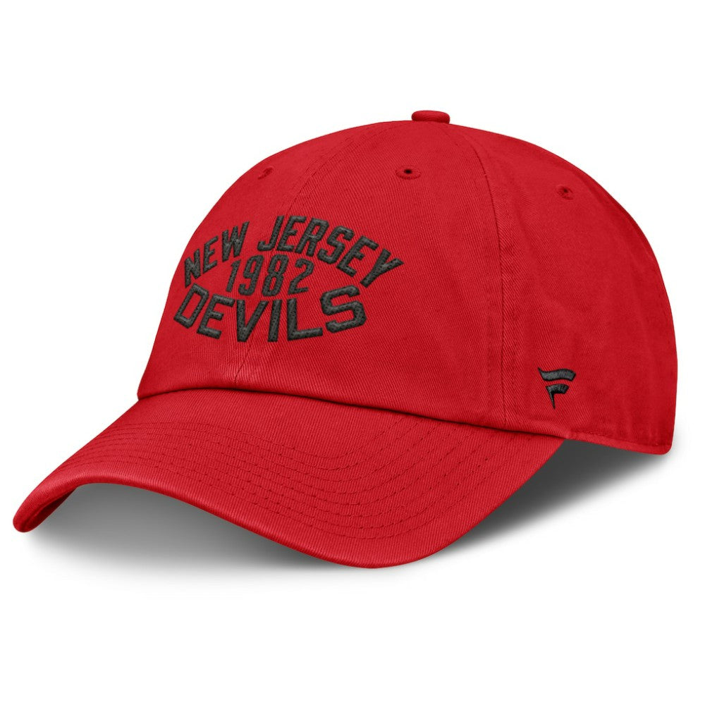 New Jersey Devils Fanatics Fundamentals Archer Adjustable Hat -  NHL Jerseys