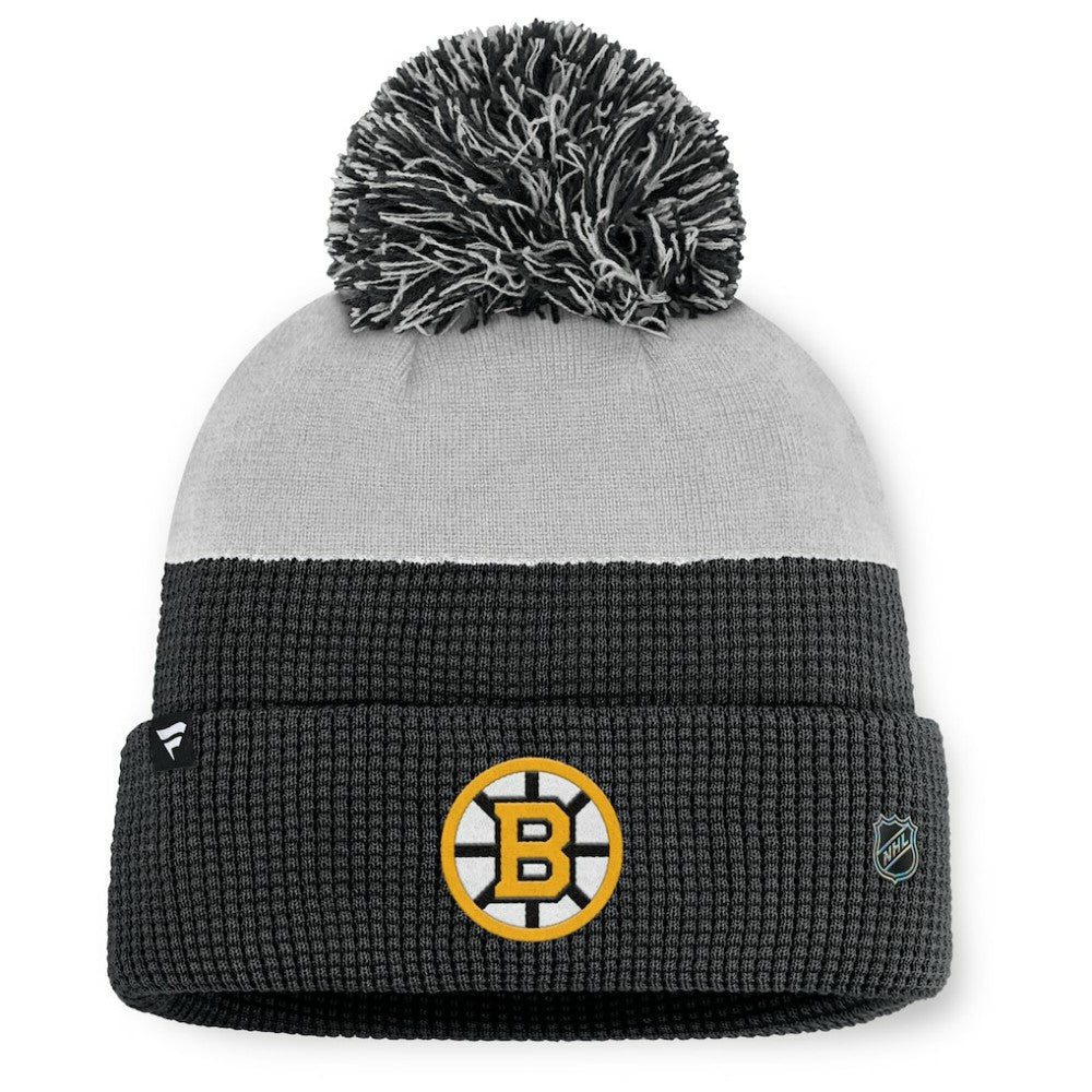 Boston Bruins Fanatics Authentic Pro Home Ice Cuffed Knit Hat with Pom -  NHL Hats