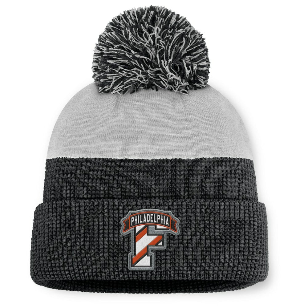 Philadelphia Flyers Fanatics Authentic Pro Home Ice Cuffed Knit Hat with Pom -  NHL Hats
