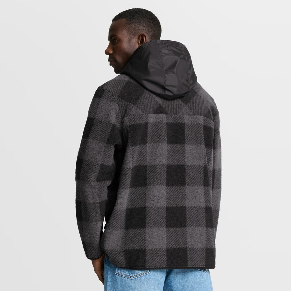 New York Jets Elements Plaid Polar Fleece Quarter-Zip Hoodie | NFL On sale
