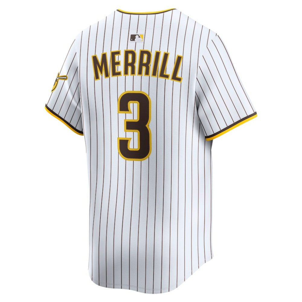 Jackson Merrill San Diego Padres Nike Home Limited Player Jersey - MLB Jerseys