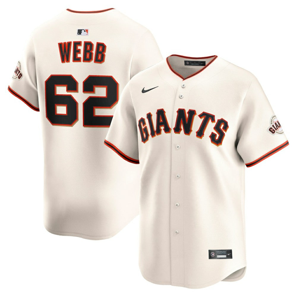 Logan Webb San Francisco Giants Nike Home Limited Player Jersey - MLB Jerseys