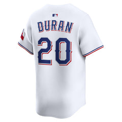 Ezequiel Duran Texas Rangers Nike Home Limited Player Jersey - MLB Jerseys