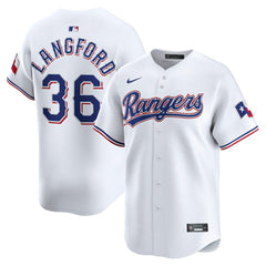 Wyatt Langford Texas Rangers Nike Home Limited Player Jersey - MLB Jerseys