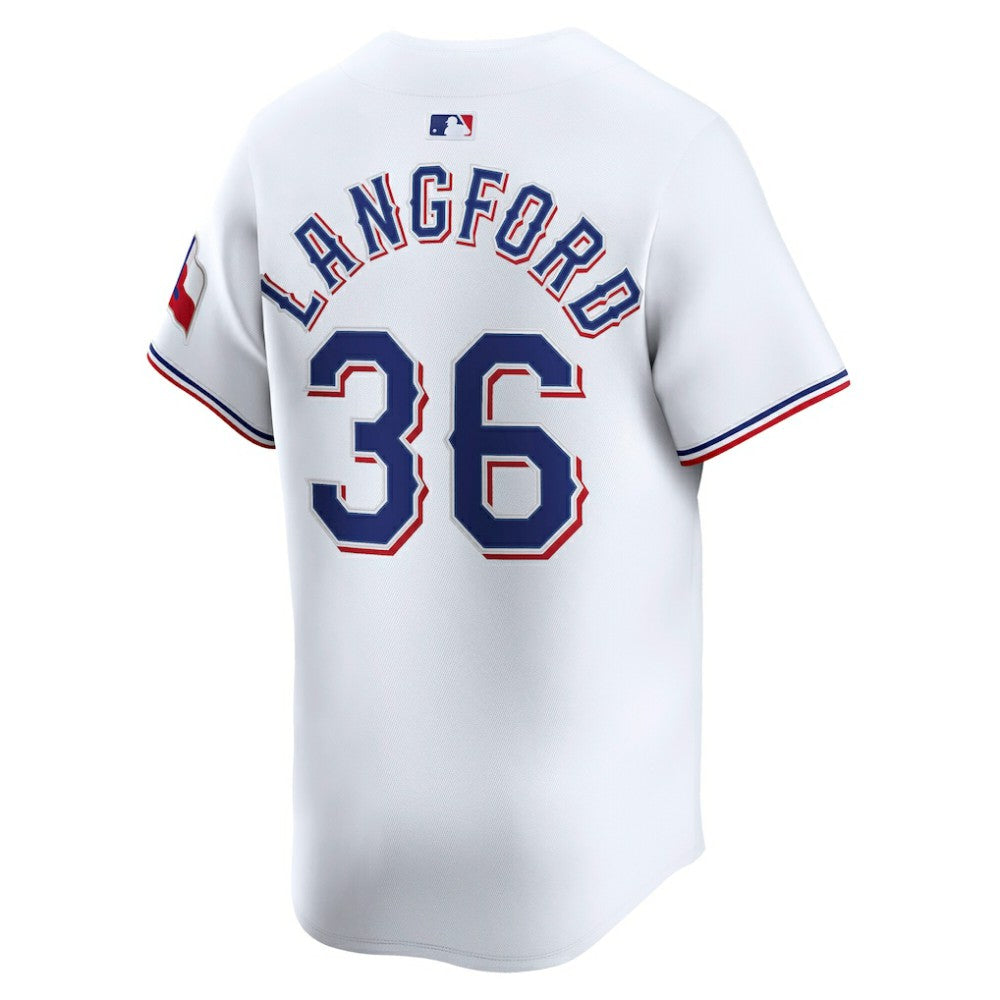 Wyatt Langford Texas Rangers Nike Home Limited Player Jersey - MLB Jerseys