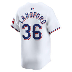 Wyatt Langford Texas Rangers Nike Home Limited Player Jersey - MLB Jerseys