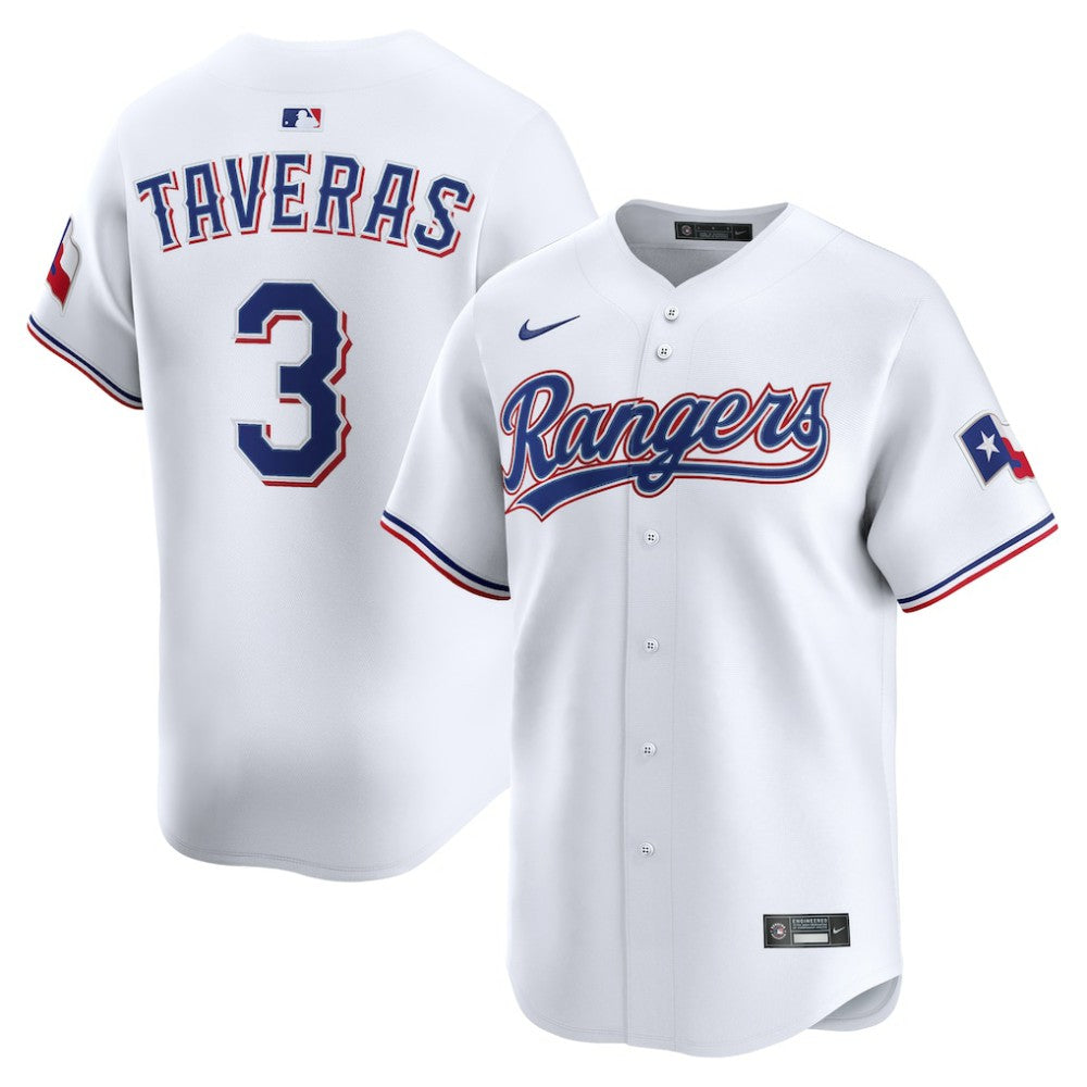 Leody Taveras Texas Rangers Nike Home Limited Player Jersey - MLB Jerseys