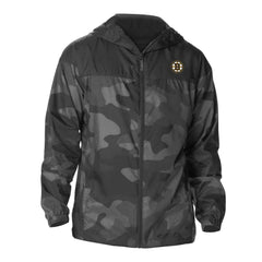 Boston Bruins Columbia Camo Flash Challenger Omni-Shade Full-Zip Hoodie Windbreaker -  NHL Hoodies